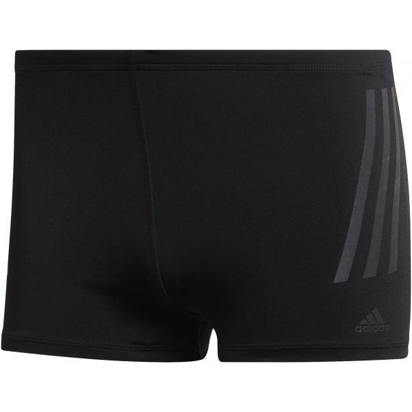 adidas PRO 3-STRIPES SWIM BOXER tmavě šedá 8 - Pánské plavecké boxerky adidas