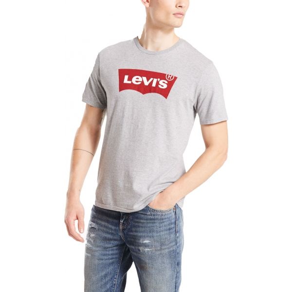 Levi's GRAPHIC SET-IN NECK šedá S - Pánské tričko Levi's