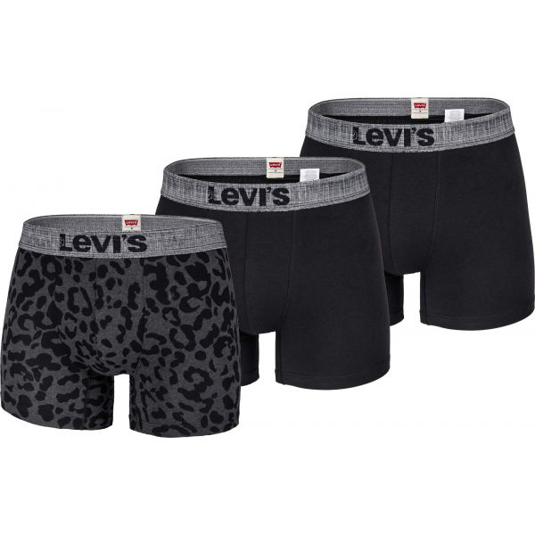 Levi's MEN BACK IN SESSION TRUNK 3P  M - Pánské boxerky Levi's