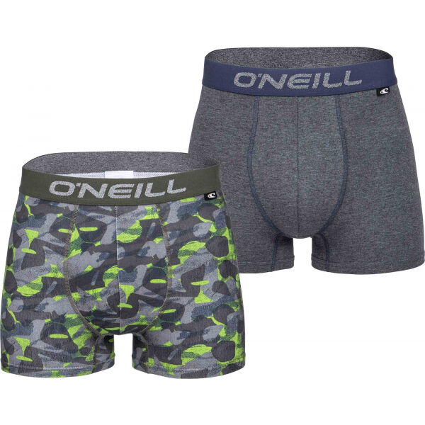 O'Neill BOXER CAMO&PLAIN 2PACK  M - Pánské boxerky O'Neill