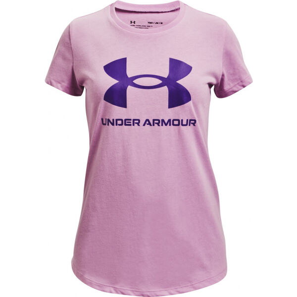 Under Armour LIVE SPORTSTYLE GRAPHIC SS  XL - Dívčí triko Under Armour