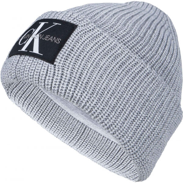 Calvin Klein MONOGRAM BEANIE WL  UNI - Zimní čepice Calvin Klein