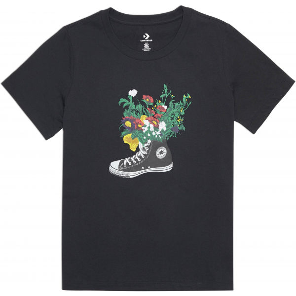 Converse FLOWERS ARE BLOOMING TEE  XS - Dámské tričko Converse