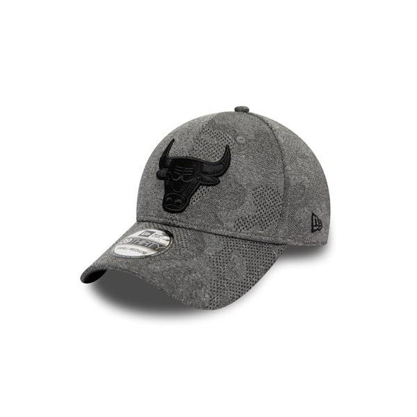 New Era 39THIRTY ENGINEERED PLUS CHICAGO BULLS tmavě šedá M/L - Pánská kšiltovka New Era