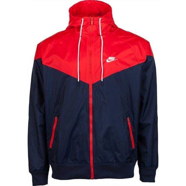 Nike NSW HE WR JKT HD M tmavě modrá S - Pánská bunda Nike