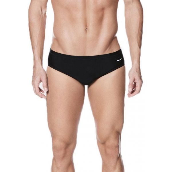 Nike NYLON SOLIDS BRIEF černá 32 - Pánské plavky Nike