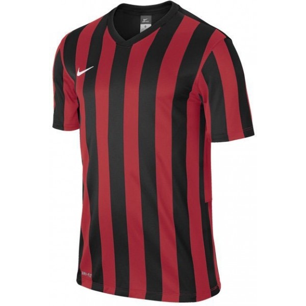 Nike STRIPED DIVISION JERSEY tmavě šedá XL - Pánský fotbalový dres Nike