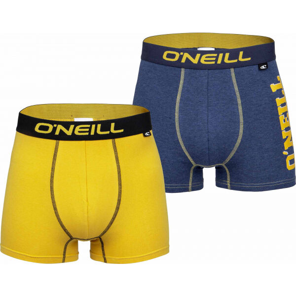 O'Neill BOXER SIDE LOGO&PLAIN 2PACK  S - Pánské boxerky O'Neill