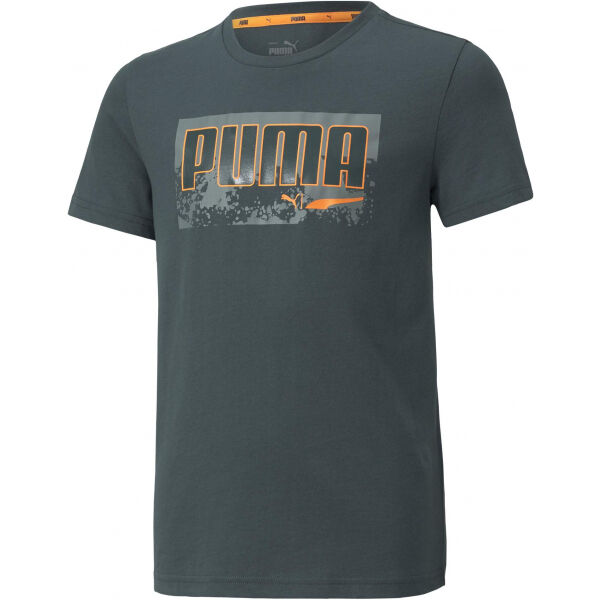 Puma ALPHA HOLIDAY TEE B  128 - Dětské triko Puma