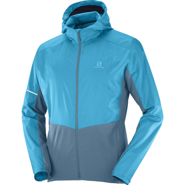 Salomon AGILE FZ  HOODIE M  L - Pánská bunda Salomon