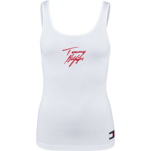 Tommy Hilfiger TANK TOP RIB  L - Dámské tílko Tommy Hilfiger