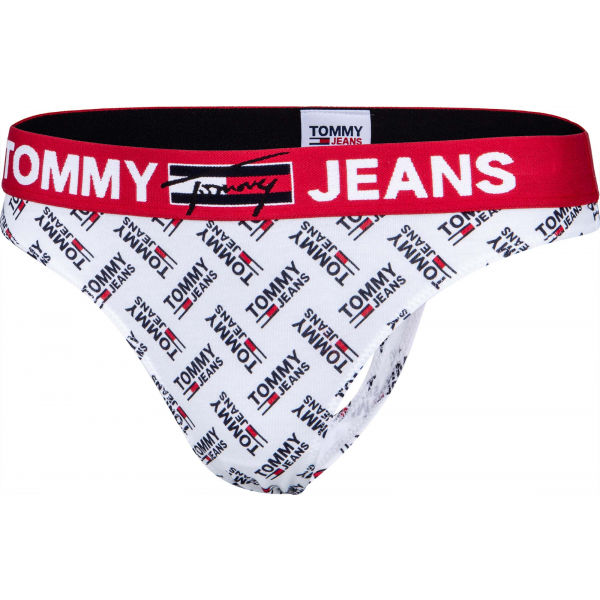 Tommy Hilfiger THONG PRINT  S - Dámská tanga Tommy Hilfiger