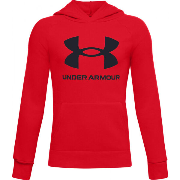 Under Armour RIVAL FLEECE HOODIE  M - Chlapecká mikina Under Armour