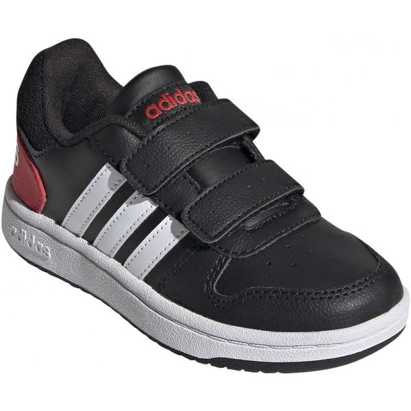 adidas HOOPS 2.0 CMF C Černá 28 - Dětské volnočasové tenisky adidas