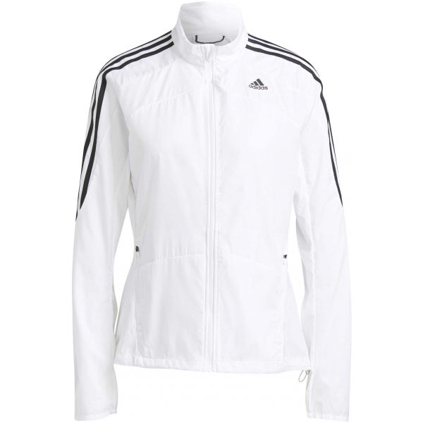 adidas MARATHON JKT Bílá L - Dámská běžecká bunda adidas