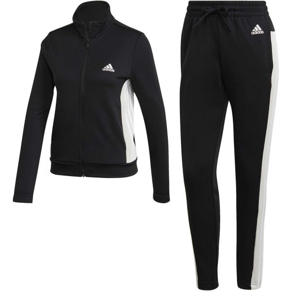 adidas TRACKSUIT TEAMSPORTS Černá L - Dámská sportovní souprava adidas