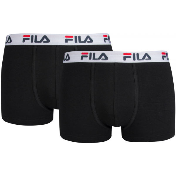 Fila MAN BOXERS 2 PACK Černá XL - Pánské boxerky Fila