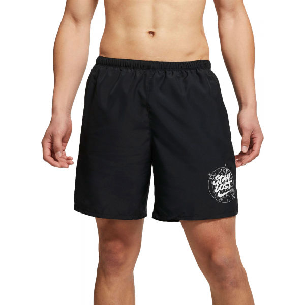 Nike CHLLGR SHORT 7IN BF WR GX M Černá L - Pánské běžecké šortky Nike