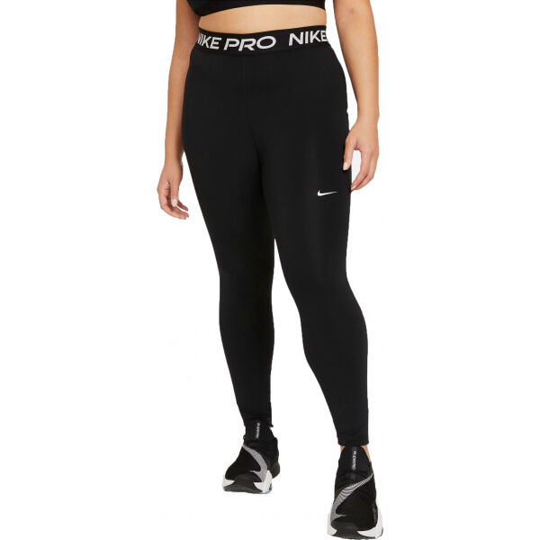 Nike PRO 365 Černá 1x - Dámské legíny plus size Nike