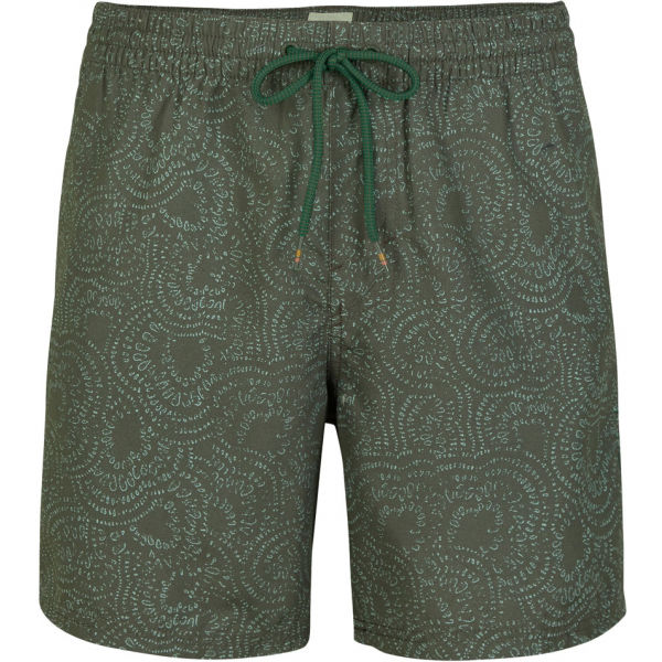 O'Neill PM WORLD TRIBAL SHORTS Khaki XL - Pánské šortky do vody O'Neill