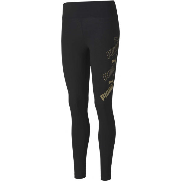 Puma AMPLIFIED LEGGINGS tmavě šedá S - Dámské sportovní legíny Puma