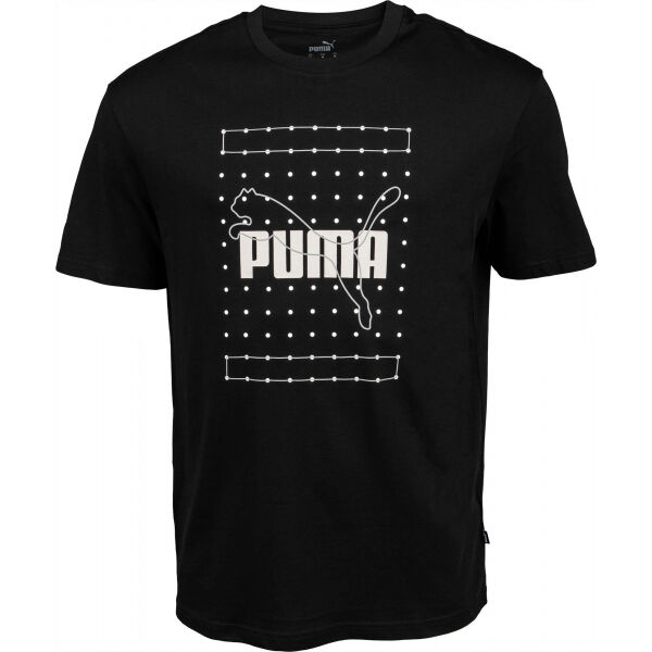 Puma REFLECTIVE GRAPHIC TEE Černá L - Pánské triko Puma