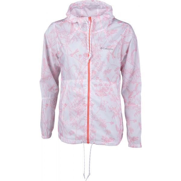 Columbia FLASH FORWARD PRINTED WINDBREAKER Růžová S - Dámská větrovka Columbia