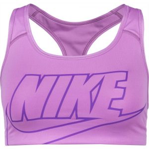 Nike SWOOSH FUTURA BRA Fialová XS - Dámská sportovní podprsenka Nike