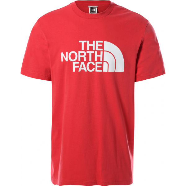 The North Face S/S HALF DOME TEE AVIATOR Červená S - Pánské triko The North Face