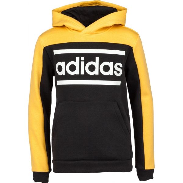 adidas LIN CB HOODIE Dětská mikina