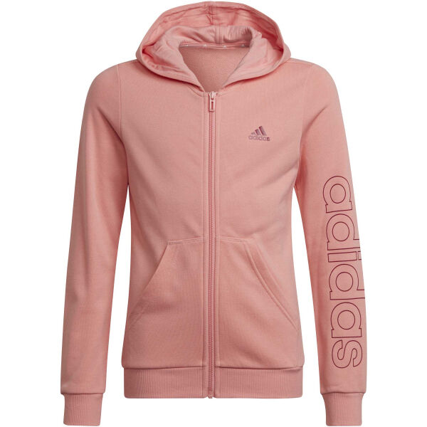 adidas LIN FZ HOODIE Dívčí mikina