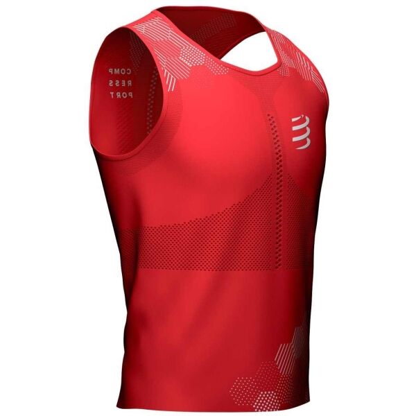 Compressport PRO RACING SINGLET M Pánské běžecké tílko