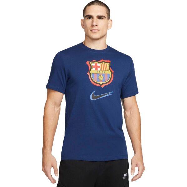 Nike FCB M NK CREST 92TRAP TEE Pánské fotbalové tričko