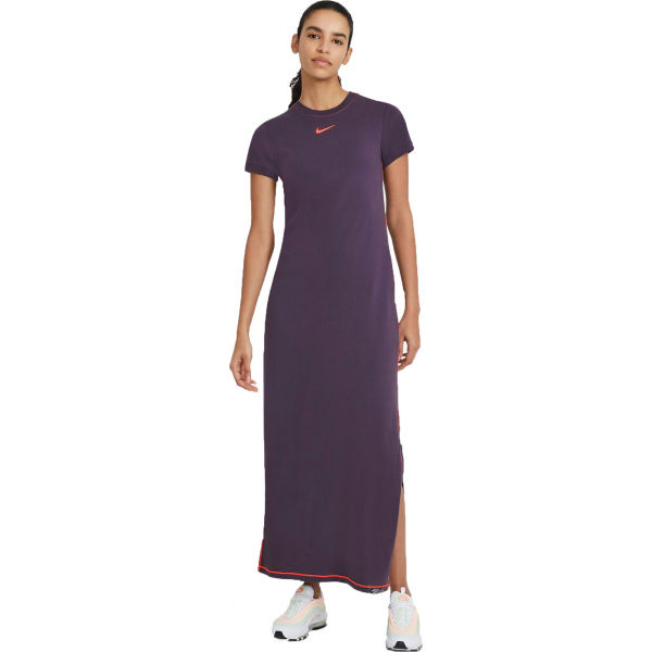 Nike NSW ICN CLSH MAXI DRESS W Dámské šaty