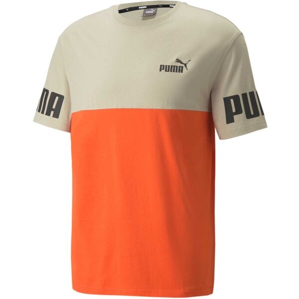 Puma POWER COLORBLOCK TEE Pánské triko