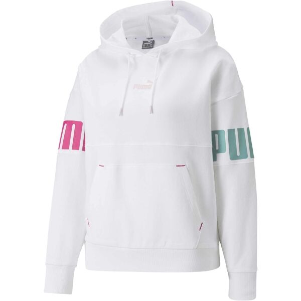 Puma POWER COLOBLOCK HOODIE TR Dámská mikina