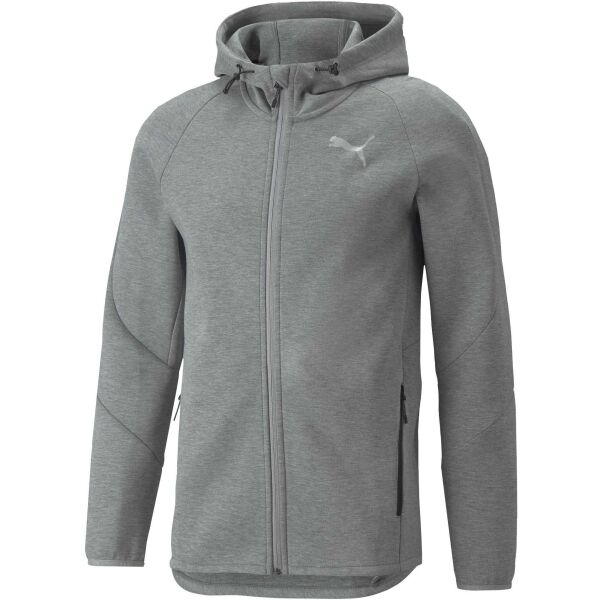 Puma EVOSTRIPE FULL-ZIP HOODIE Pánská sportovní mikina