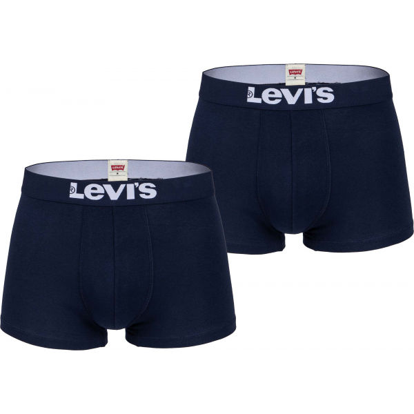 Levi's MEN SOLID BASIC TRUNK 2P Pánské boxerky