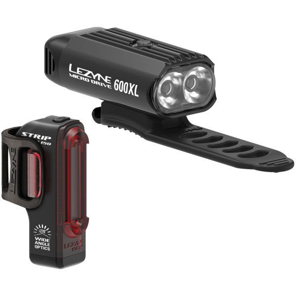 Lezyne MICRO DRIVE 600XL / STRIP PAIR Set světel