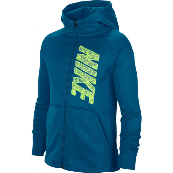 Nike THERMA GFX FZ HOODIE B Chlapecká mikina