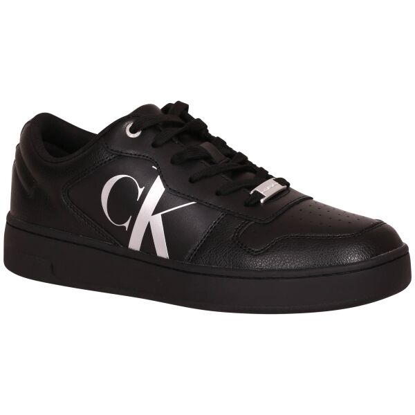 Calvin Klein BASKET CUPSOLE BOLD MONO LTH Dámské nízké tenisky