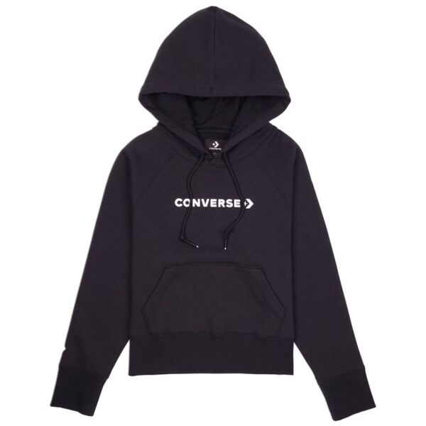 Converse STRIP WORDMARK FLEECE HOODIE Dámská mikina