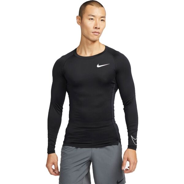 Nike NP DF TIGHT TOP LS M Pánské triko s dlouhým rukávem