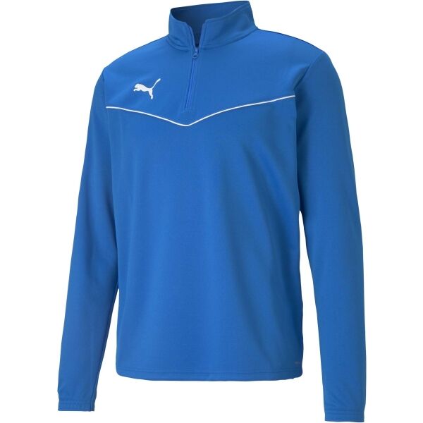 Puma TEAMRISE 1 4 ZIP TOP Pánská mikina se zipem