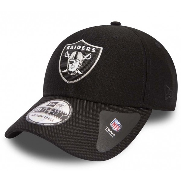 New Era 39THIRTY NFL BLACK OAKLAND RAIDERS Pánská klubová kšiltovka