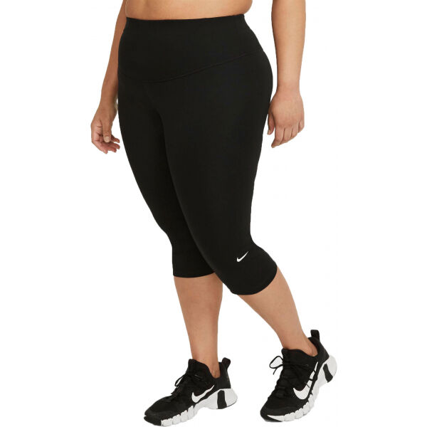 Nike ONE DF MR CPRI TGT PLUS W Dámské legíny plus size