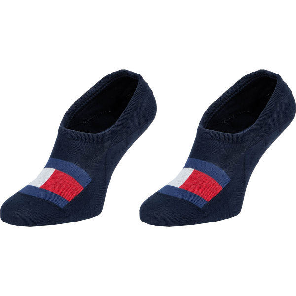 Tommy Hilfiger MEN FOOTIE 2P FLAG Pánské ponožky