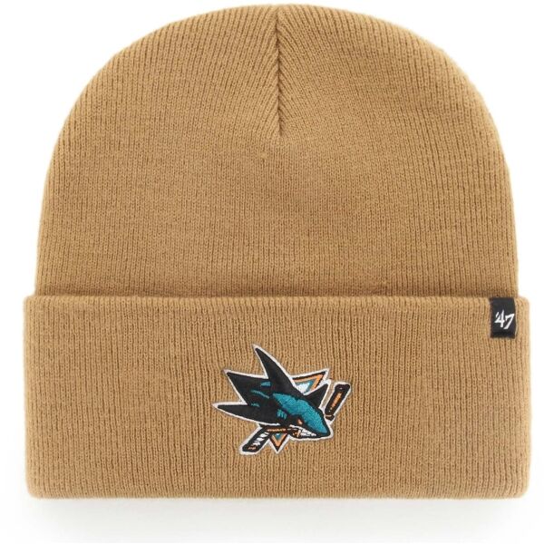 47 NHL SAN JOSE SHARKS HAYMAKER '47 CUFF KNIT BLK Zimní čepice