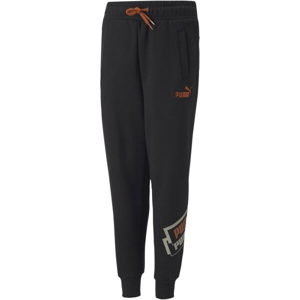 Puma ALPHA HOLIDAY SWEATPANTS FL B Dětské tepláky