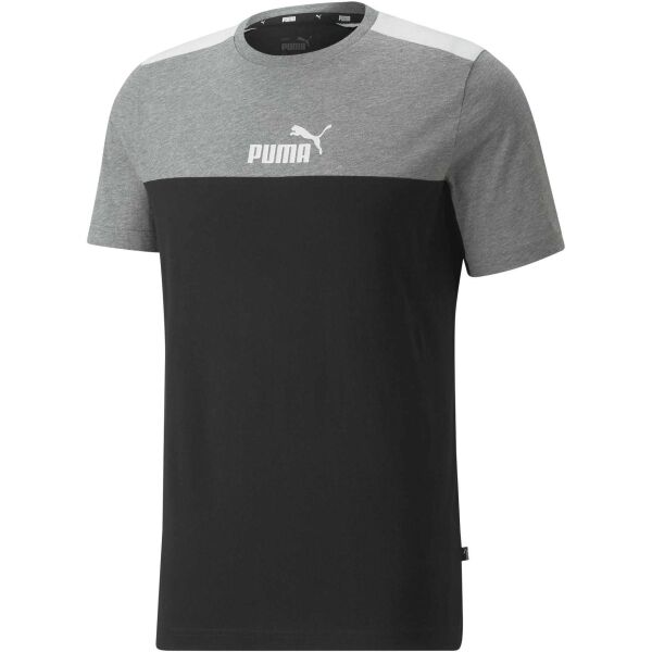 Puma ESS + BLOCK TEE Pánské triko